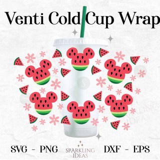 Starbucks svg, Starbucks wrap, Starbucks decal, Coffee wrap, Venti Cup Decal Svg, Coffee wrap SVG, Beach Svg, mug svg, ice cream svg, popsicle svg, coffee mug svg, watermelon svg, summer fruits svg, summer vibes Starbucks SVG, Watermelon Starbucks SVG