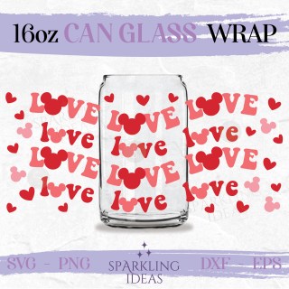 Love Retro Mickey Libbey SVG