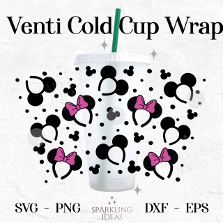 Venti Cup 24oz Wrap No Hole