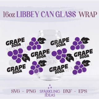 Grape Soda Can Glass SVG, Grapes Wrap Svg, Up Movie Inspired Wrap Svg, Adventure is out There SVG