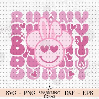 Retro Bunny Easter SVG, Easter Bunny Png, Easter Vibes svg, Easter PNG, Retro Easter PNG, Funny Easter png, Easter png, Bunny png